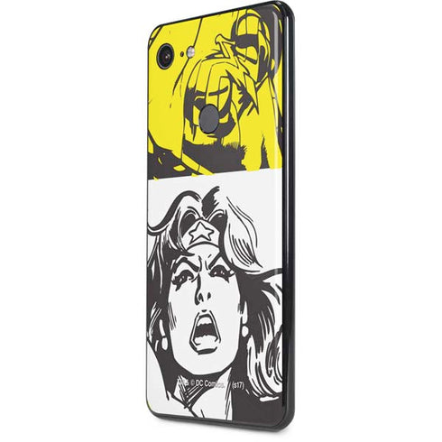 DC Comics Wonder Woman Vintage Comic Art Google Pixel 3 XL Skin